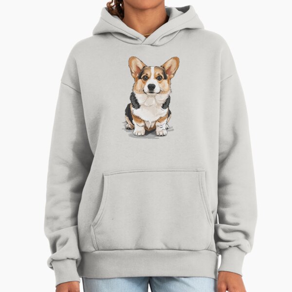 Cute welsh corgi dog illustration - Adult & Kids T-Shirts, Sweatshirts & Hoodies apparel design preview 1