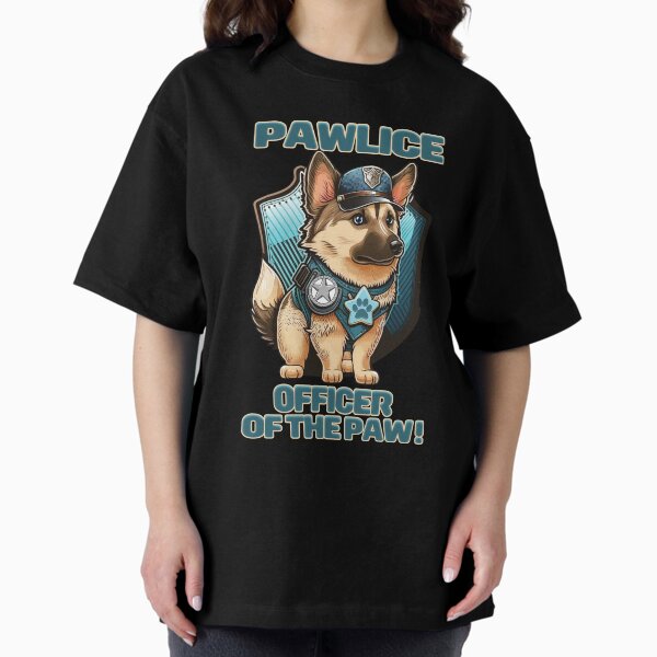 Pawlice Officer of the Paw Police K9 Dog - Adult & Kids T-Shirts, Sweatshirts & Hoodies apparel design preview 1