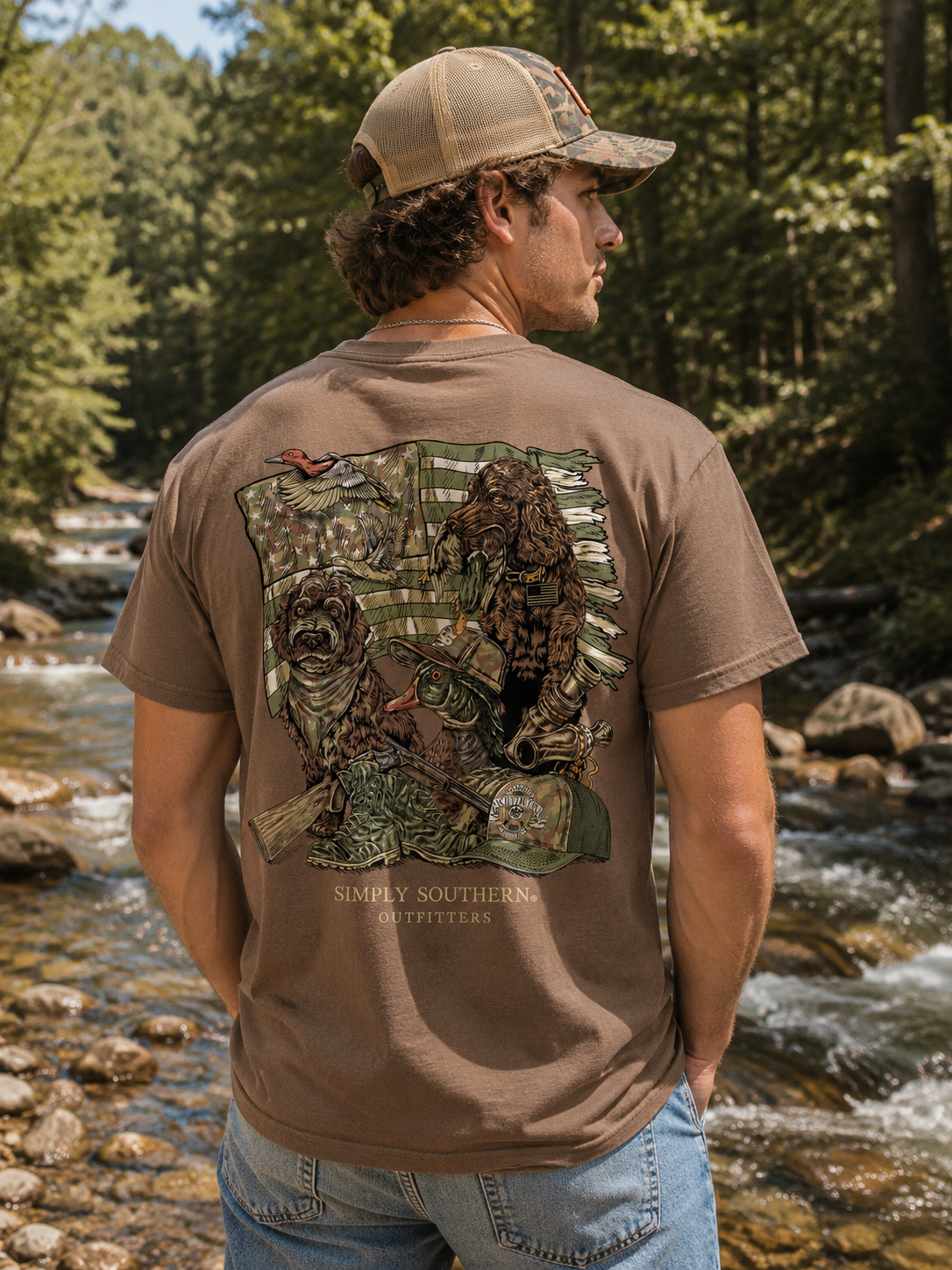 Simply Southern Outfitters USA Ready Mineral Washed - Adult & Kids T-Shirts, Sweatshirts & Hoodies apparel design preview 1