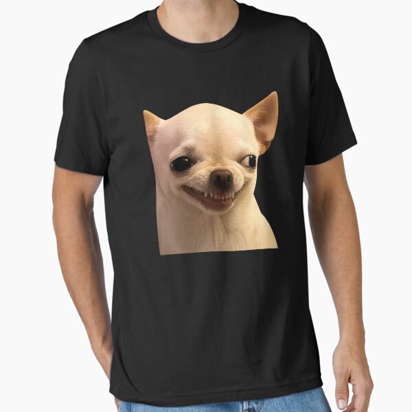 Funny Chihuahua Meme, Smirking Dog Face, Grinning - Adult & Kids T-Shirts, Sweatshirts & Hoodies apparel design preview 1