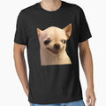 Funny Chihuahua Meme, Smirking Dog Face, Grinning - Adult & Kids T-Shirts, Sweatshirts & Hoodies apparel design preview 1