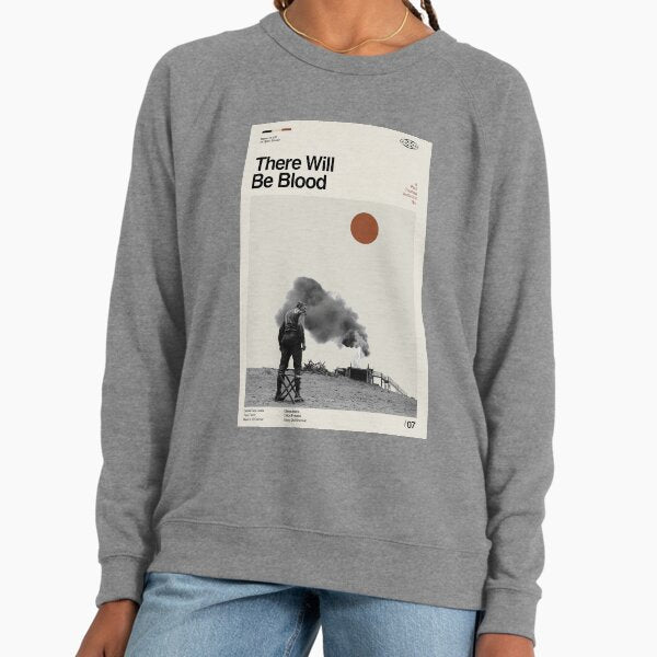 There Will Be Blood Retro Movie Poster Lightweight - Adult & Kids T-Shirts, Sweatshirts & Hoodies apparel design preview 1