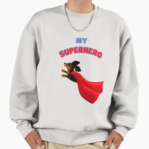 Superhero Dachshund - Adult & Kids T-Shirts, Sweatshirts & Hoodies apparel design preview 1