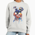 Watercolor Schnauzer Face - Adult & Kids T-Shirts, Sweatshirts & Hoodies apparel design preview 1