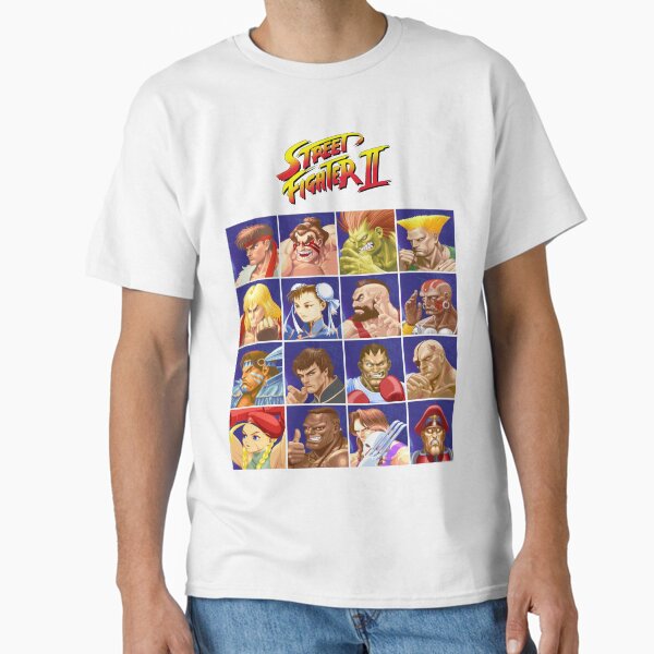 Street Fighter II Select Character - Adult & Kids T-Shirts, Sweatshirts & Hoodies apparel design preview 1