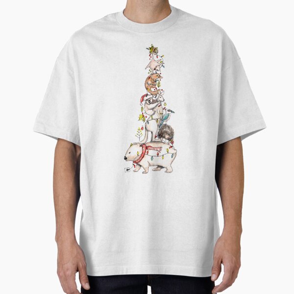 Aussie animal Christmas tree - Adult & Kids T-Shirts, Sweatshirts & Hoodies apparel design preview 1