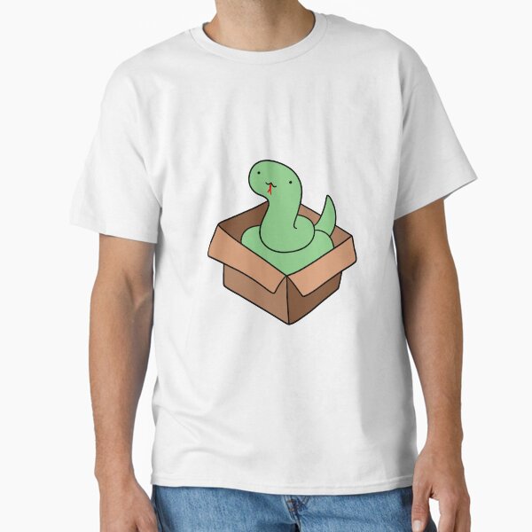 Green Snake in a Box - Adult & Kids T-Shirts, Sweatshirts & Hoodies apparel design preview 1