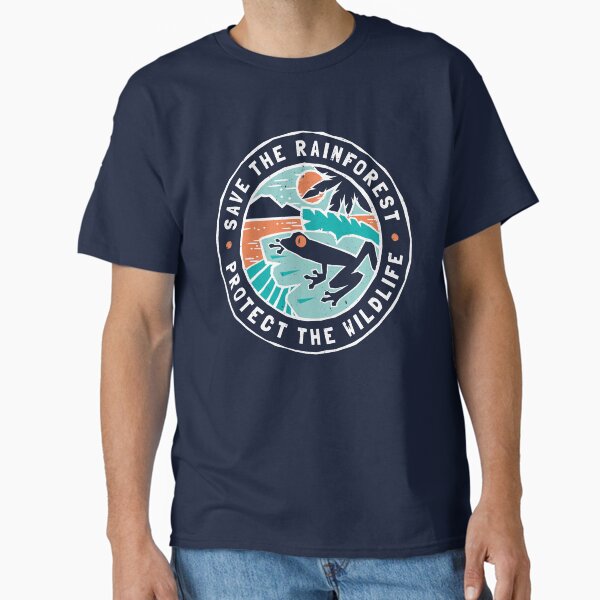 Save the Rainforest, Protect Wildlife - Adult & Kids T-Shirts, Sweatshirts & Hoodies apparel design preview 1