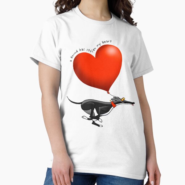 Stolen Heart black hound - Adult & Kids T-Shirts, Sweatshirts & Hoodies apparel design preview 1