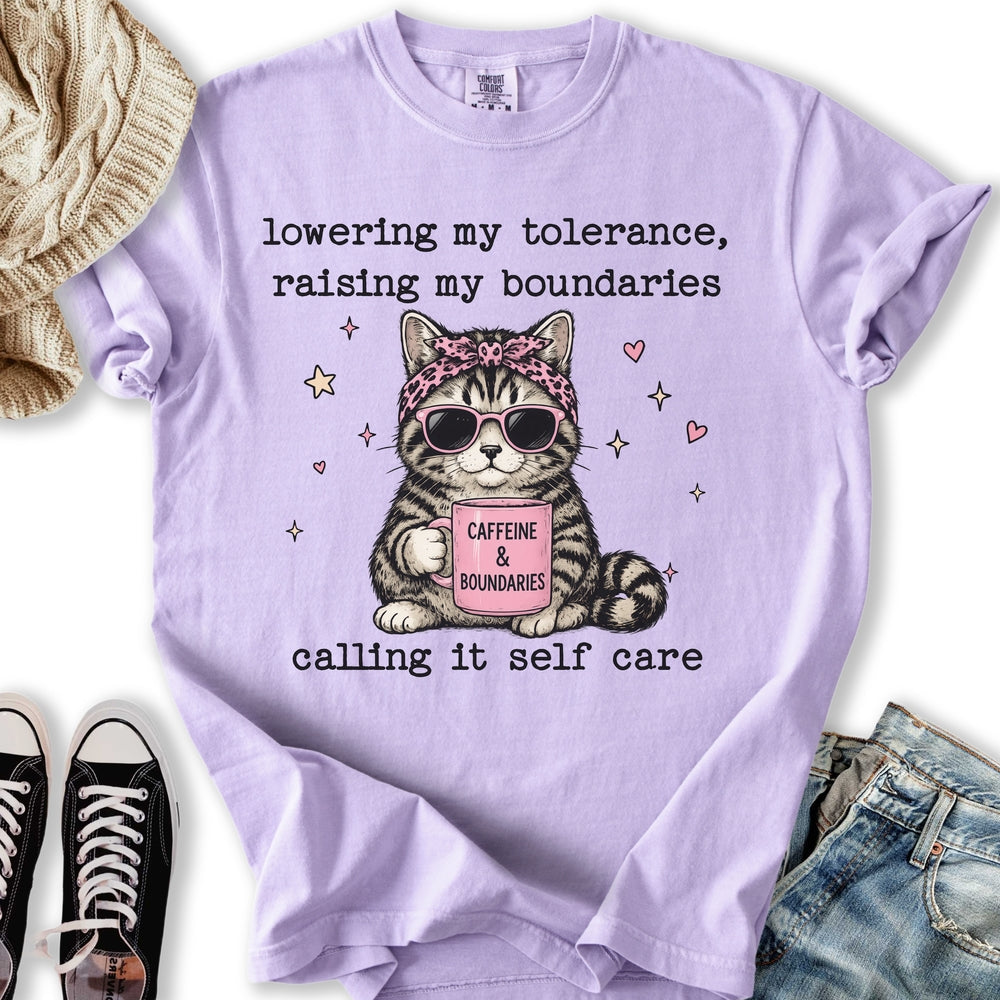 Self Care Cat - Adult & Kids T-Shirts, Sweatshirts & Hoodies apparel design preview 1