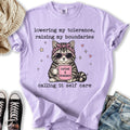 Self Care Cat - Adult & Kids T-Shirts, Sweatshirts & Hoodies apparel design preview 1