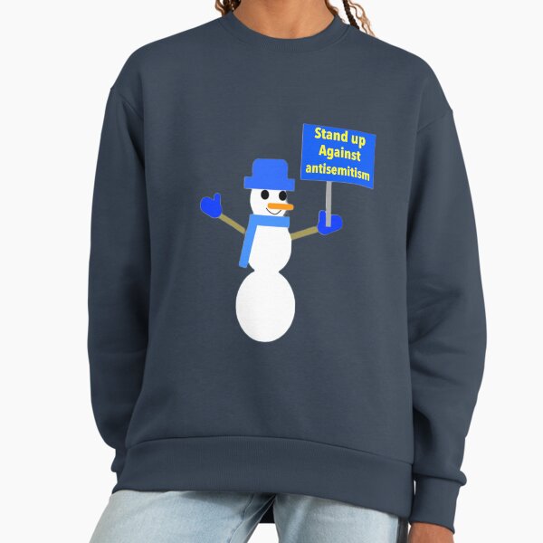 Snowman against antisemitism - Adult & Kids T-Shirts, Sweatshirts & Hoodies apparel design preview 1