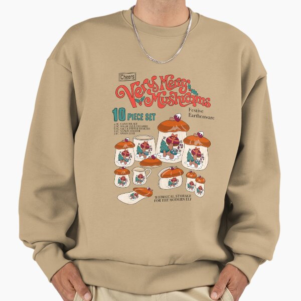 Very Festive Mushrooms - Adult & Kids T-Shirts, Sweatshirts & Hoodies apparel design preview 1