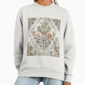 Decoupage Vintage Subtle Drawn Flowers Damask 1900 - Adult & Kids T-Shirts, Sweatshirts & Hoodies apparel design preview 1