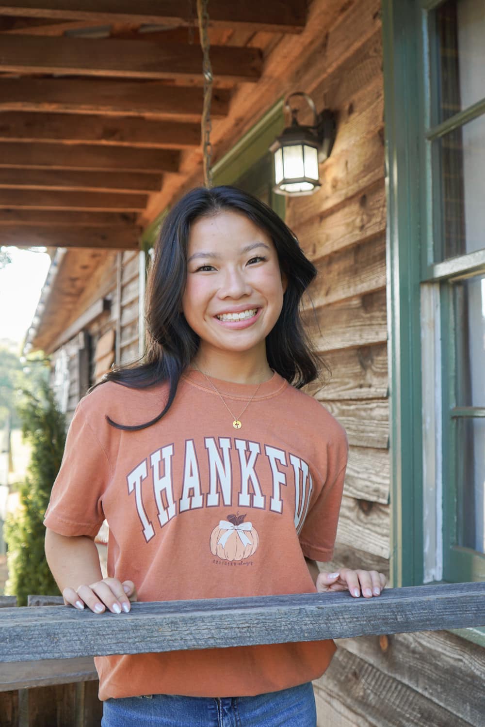 Southernology Thankful Pumpkin Fall Comfort Colors - Adult & Kids T-Shirts, Sweatshirts & Hoodies apparel design preview 2