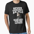 Never Underestimate an Old Man with Italian Greyhound - Adult & Kids T-Shirts, Sweatshirts & Hoodies apparel design preview 1