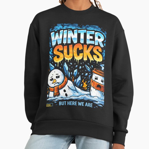 Winter Sucks Funny Design - Adult & Kids T-Shirts, Sweatshirts & Hoodies apparel design preview 1