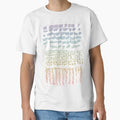 Three Grains Textured Monoprint Snow Rainbow Sorbet - Adult & Kids T-Shirts, Sweatshirts & Hoodies apparel design preview 1