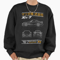 Blueprint of the RX7 - Adult & Kids T-Shirts, Sweatshirts & Hoodies apparel design preview 1