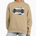 My drawing of open and closed white RF roadster - Adult & Kids T-Shirts, Sweatshirts & Hoodies apparel design preview 1
