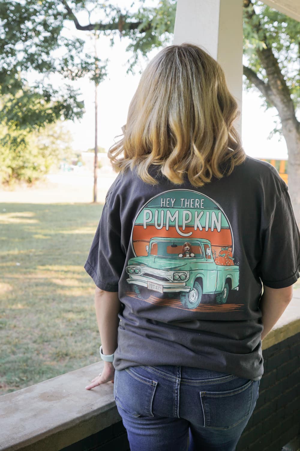Southernology Hey There Pumpkin Fall Comfort Colors - Adult & Kids T-Shirts, Sweatshirts & Hoodies apparel design preview 1