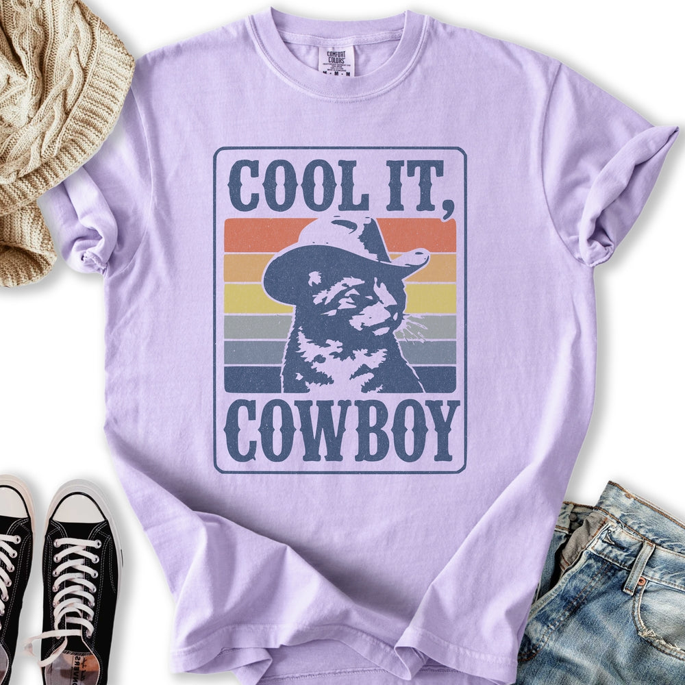 Cool It Retro Cowboy - Adult & Kids T-Shirts, Sweatshirts & Hoodies apparel design preview 1