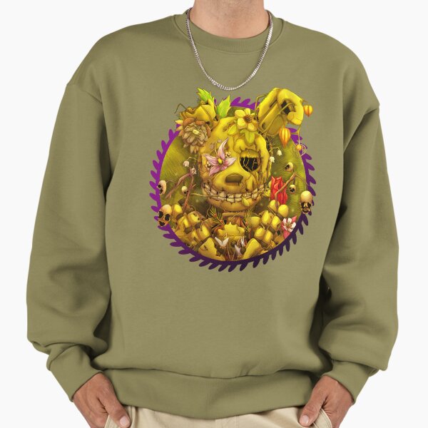 Spring Flowers (Sunset Grass Background) - Adult & Kids T-Shirts, Sweatshirts & Hoodies apparel design preview 1
