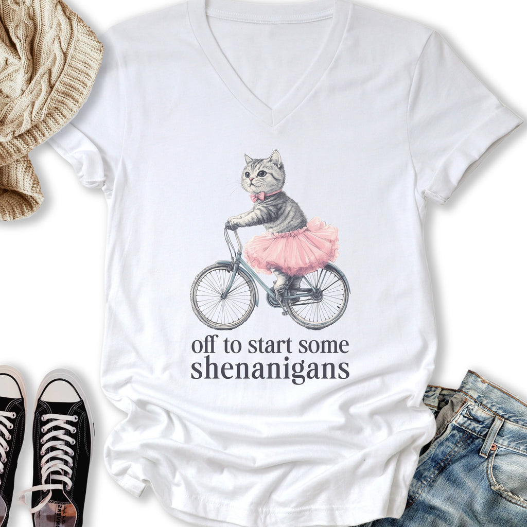 Shenanigans V-Neck - Adult & Kids T-Shirts, Sweatshirts & Hoodies apparel design preview 1