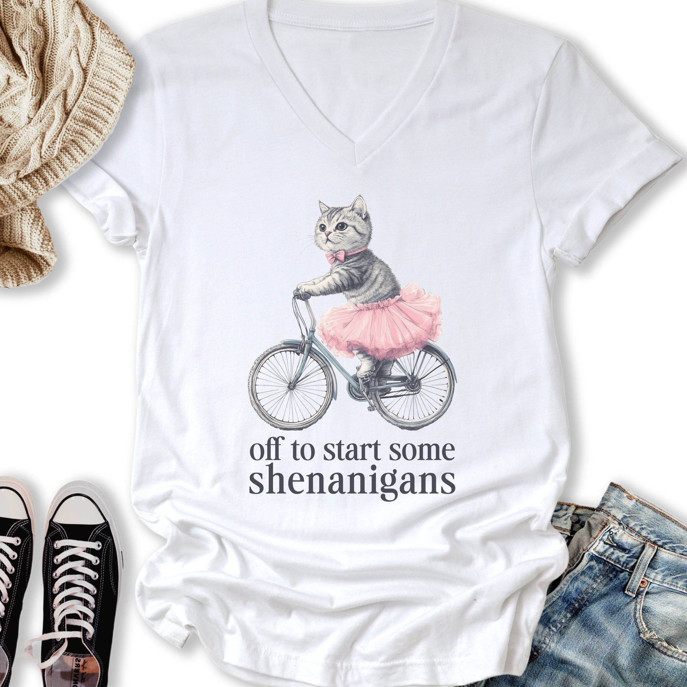 Shenanigans V-Neck - Adult & Kids T-Shirts, Sweatshirts & Hoodies apparel design preview 1