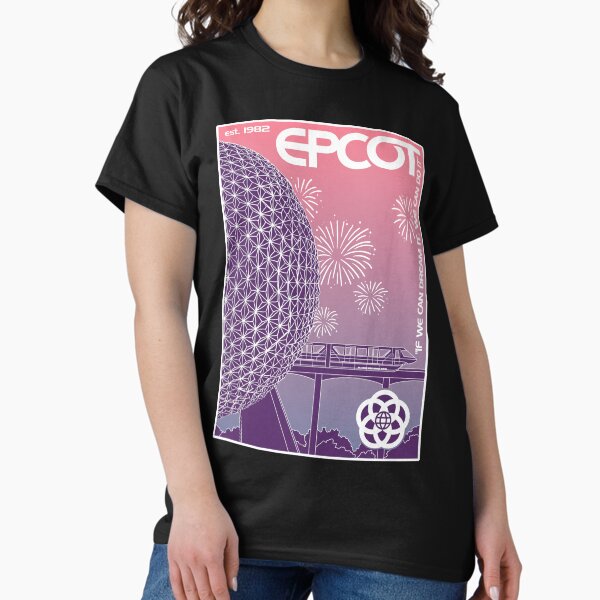 Epcot Center (Twilight Hours) - Adult & Kids T-Shirts, Sweatshirts & Hoodies apparel design preview 1