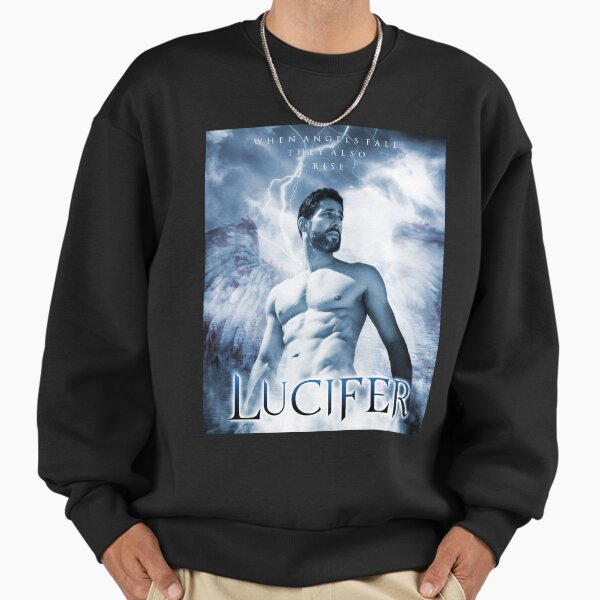 Lucifer Morningstar When Angels Fall They Also Rise - Adult & Kids T-Shirts, Sweatshirts & Hoodies apparel design preview 1