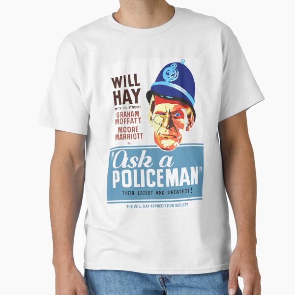 Will Hay Ask a Policeman - Adult & Kids T-Shirts, Sweatshirts & Hoodies apparel design preview 1