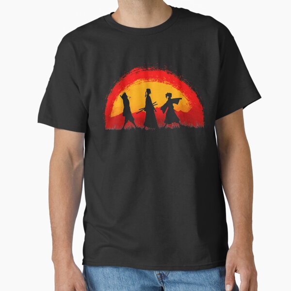 Samurai Champloo walking on sunset - Adult & Kids T-Shirts, Sweatshirts & Hoodies apparel design preview 1