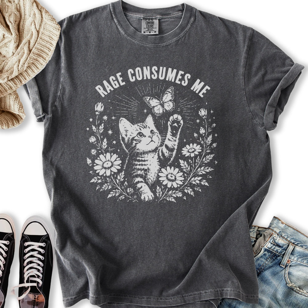 Rage Consumes Me Kitten - Adult & Kids T-Shirts, Sweatshirts & Hoodies apparel design preview 1