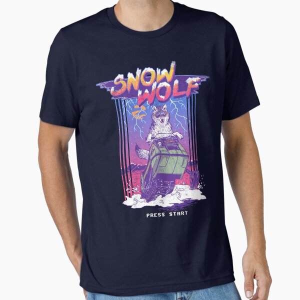 Snow Wolf - Adult & Kids T-Shirts, Sweatshirts & Hoodies apparel design preview 1