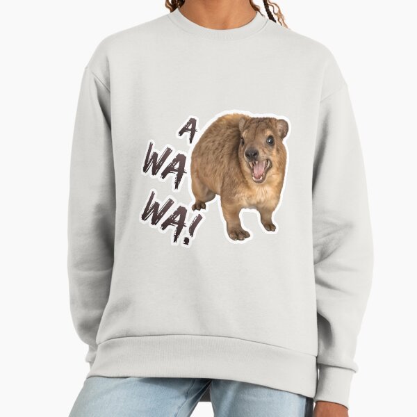 Awawa! Angry Screaming Hyrax Meme Cute Funny - Adult & Kids T-Shirts, Sweatshirts & Hoodies apparel design preview 1