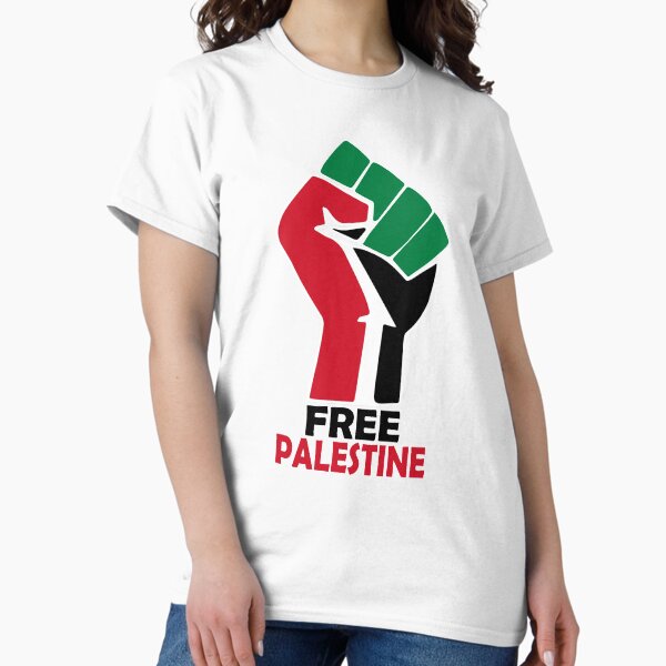 FREE PALESTINE, GAZA FLAG ARABIC - Adult & Kids T-Shirts, Sweatshirts & Hoodies apparel design preview 1