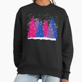 Subtle Bisexual Christmas Tree Forest Bi Pride Flag - Adult & Kids T-Shirts, Sweatshirts & Hoodies apparel design preview 1