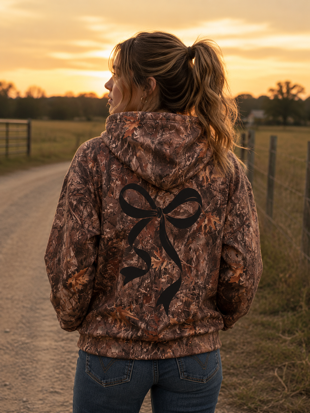 Simply Southern Bow Camo - Adult & Kids T-Shirts, Sweatshirts & Hoodies apparel design preview 1
