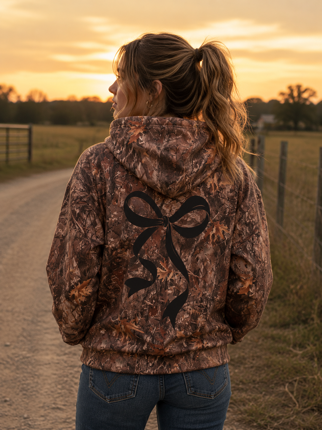 Simply Southern Bow Camo - Adult & Kids T-Shirts, Sweatshirts & Hoodies apparel design preview 1