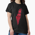 Palestinian keffiyeh Palestine map Tatreez Pattern - Adult & Kids T-Shirts, Sweatshirts & Hoodies apparel design preview 1