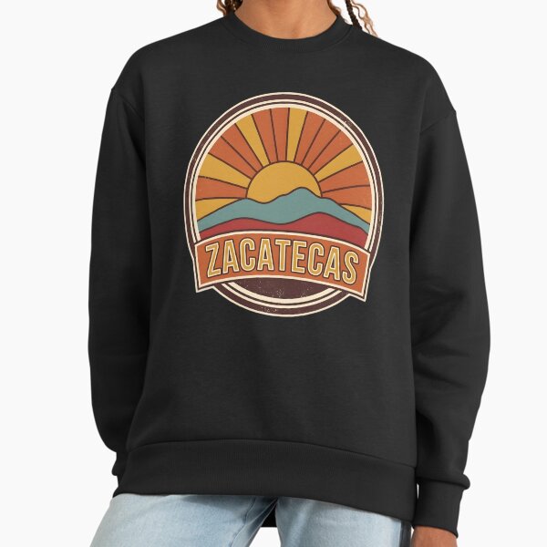 Zacatecas Retro Sunset Badge Vintage Mexico Pride - Adult & Kids T-Shirts, Sweatshirts & Hoodies apparel design preview 1