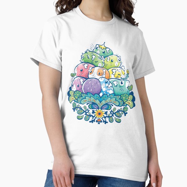 Blooming Piggy Pile - Adult & Kids T-Shirts, Sweatshirts & Hoodies apparel design preview 1