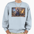 Fantasy Cats as Mage and Knight Epic Medieval Art - Adult & Kids T-Shirts, Sweatshirts & Hoodies apparel design preview 1