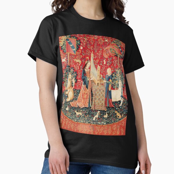 UNICORN AND LADY PLAYING ORGAN WITH ANIMALS Hearing - Adult & Kids T-Shirts, Sweatshirts & Hoodies apparel design preview 1