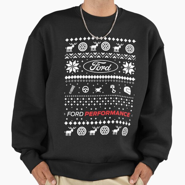 Ford performance xmas sweater - Adult & Kids T-Shirts, Sweatshirts & Hoodies apparel design preview 1