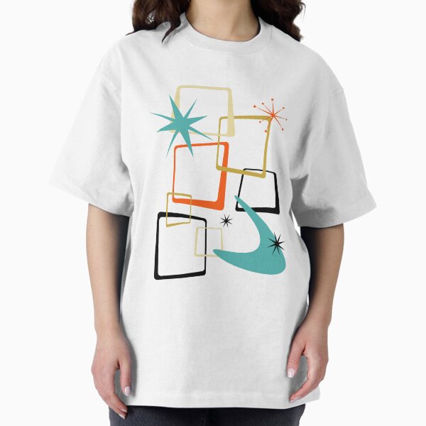 Retro Atomic Stars Boomerang Squares Mid-century - Adult & Kids T-Shirts, Sweatshirts & Hoodies apparel design preview 1