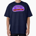 Real women fight oppression, violet background - Adult & Kids T-Shirts, Sweatshirts & Hoodies apparel design preview 1
