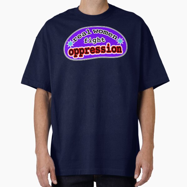 Real women fight oppression, violet background - Adult & Kids T-Shirts, Sweatshirts & Hoodies apparel design preview 1