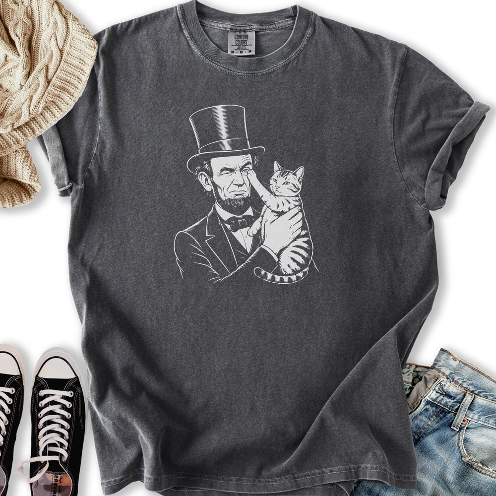 Lincoln Cat - Adult & Kids T-Shirts, Sweatshirts & Hoodies apparel design preview 1